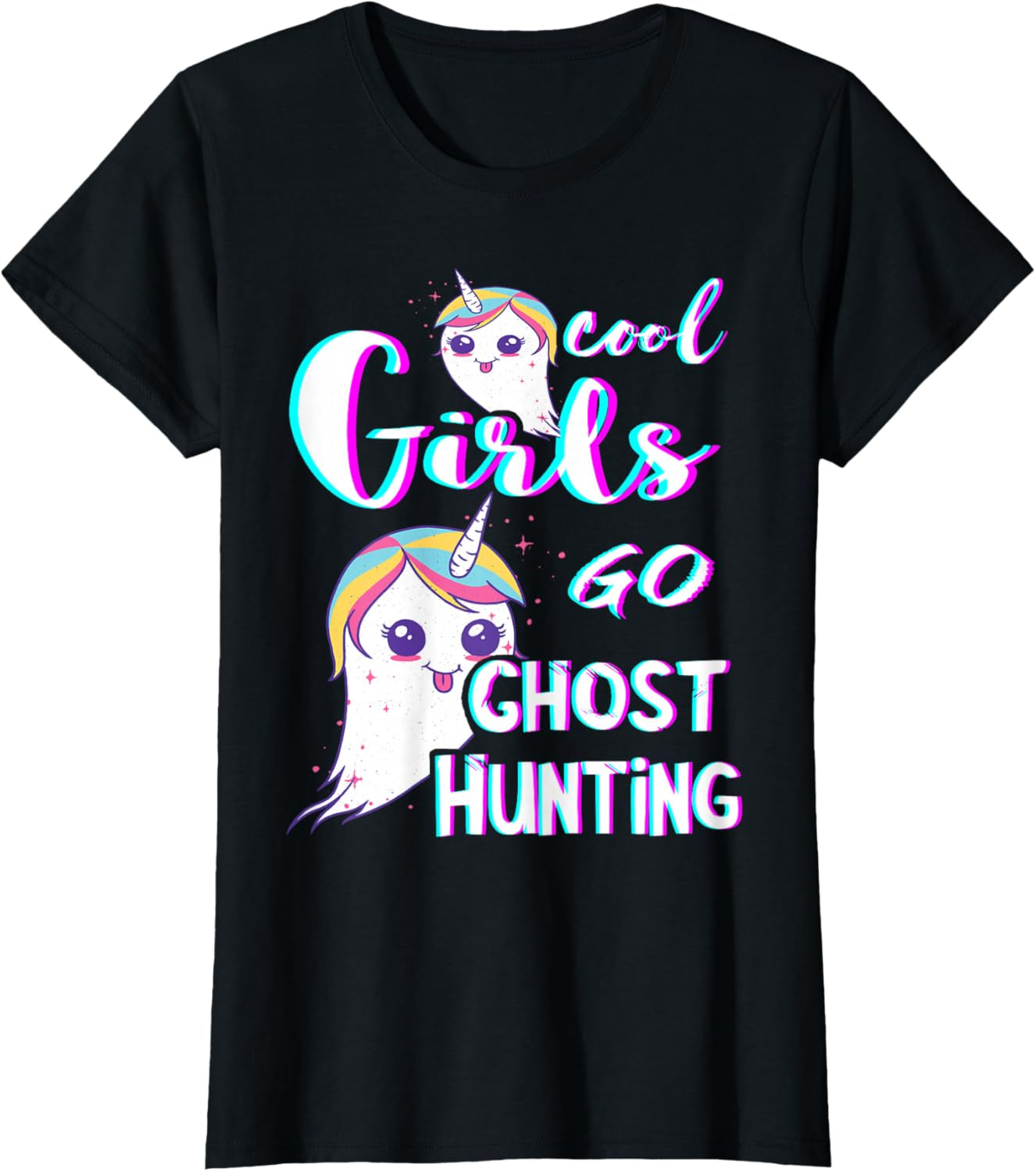 Ghost Hunting Girl Paranormal Investigator Ghost Hunt Ghosts T-Shirt