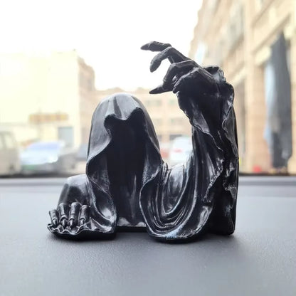 New Action Figurine Pvc the Grim Reaper Figure Dementor Mysterious Man in Black Anime Collection Ornament Model Doll Toys Gift