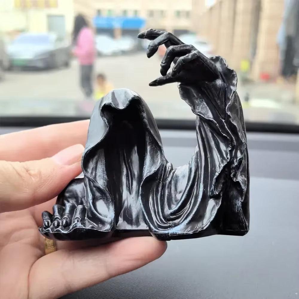 New Action Figurine Pvc the Grim Reaper Figure Dementor Mysterious Man in Black Anime Collection Ornament Model Doll Toys Gift